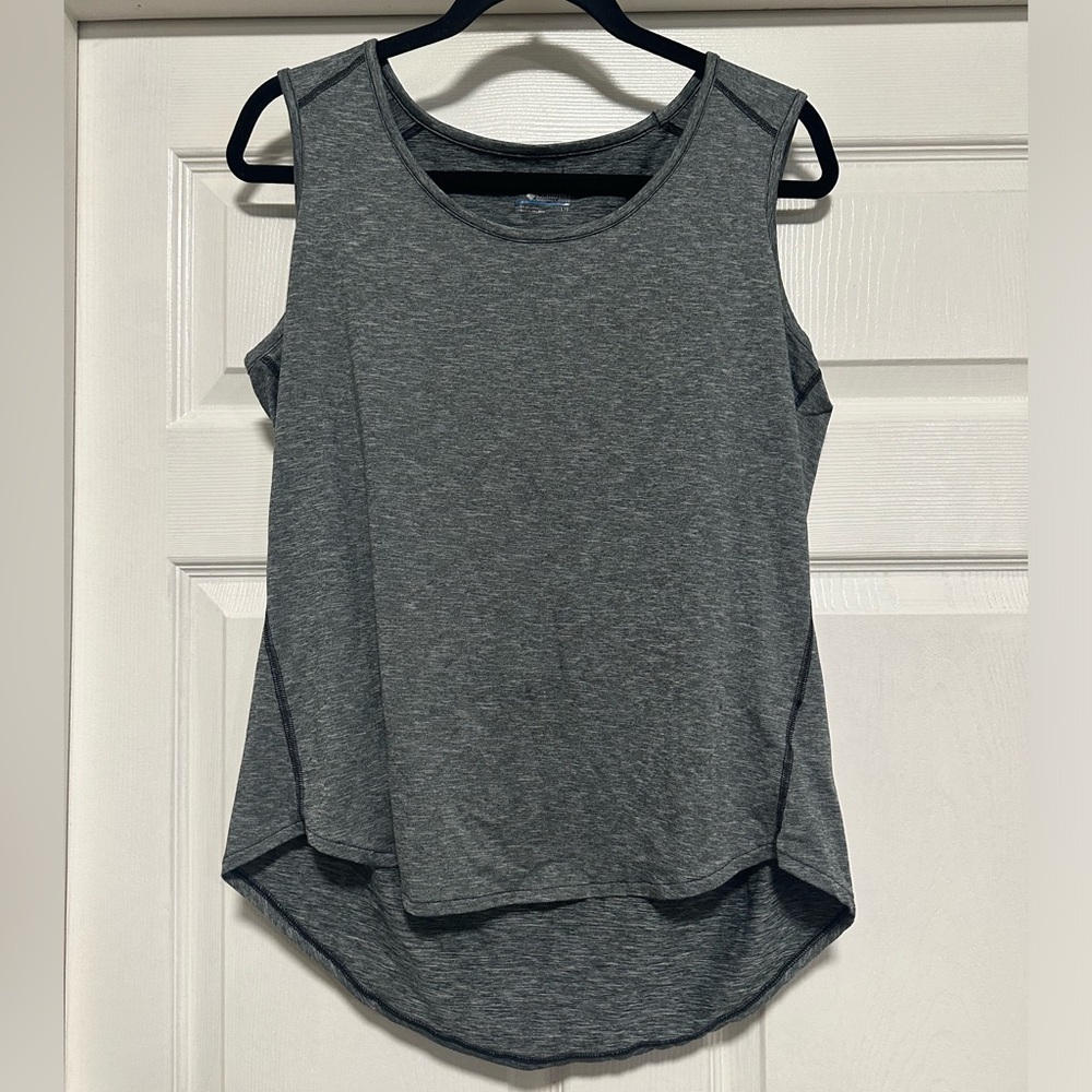 Columbia Gray Exercise Athletic Tank Top Women's L